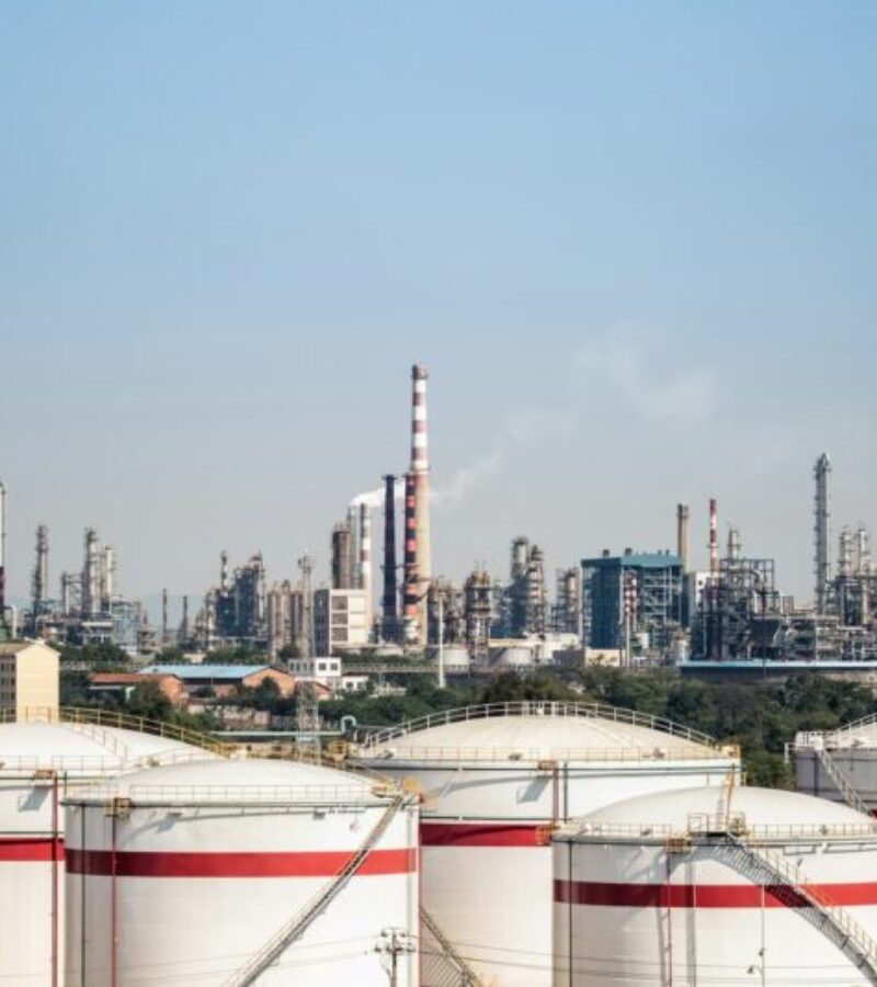 petrochemical complex and storage tanks petrochemical complex and storage tanks